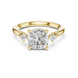 Gold Ring DDLR-970, Yellow Gold, view 4