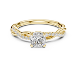 Gold Ring DDLR-591, Yellow Gold, view 4