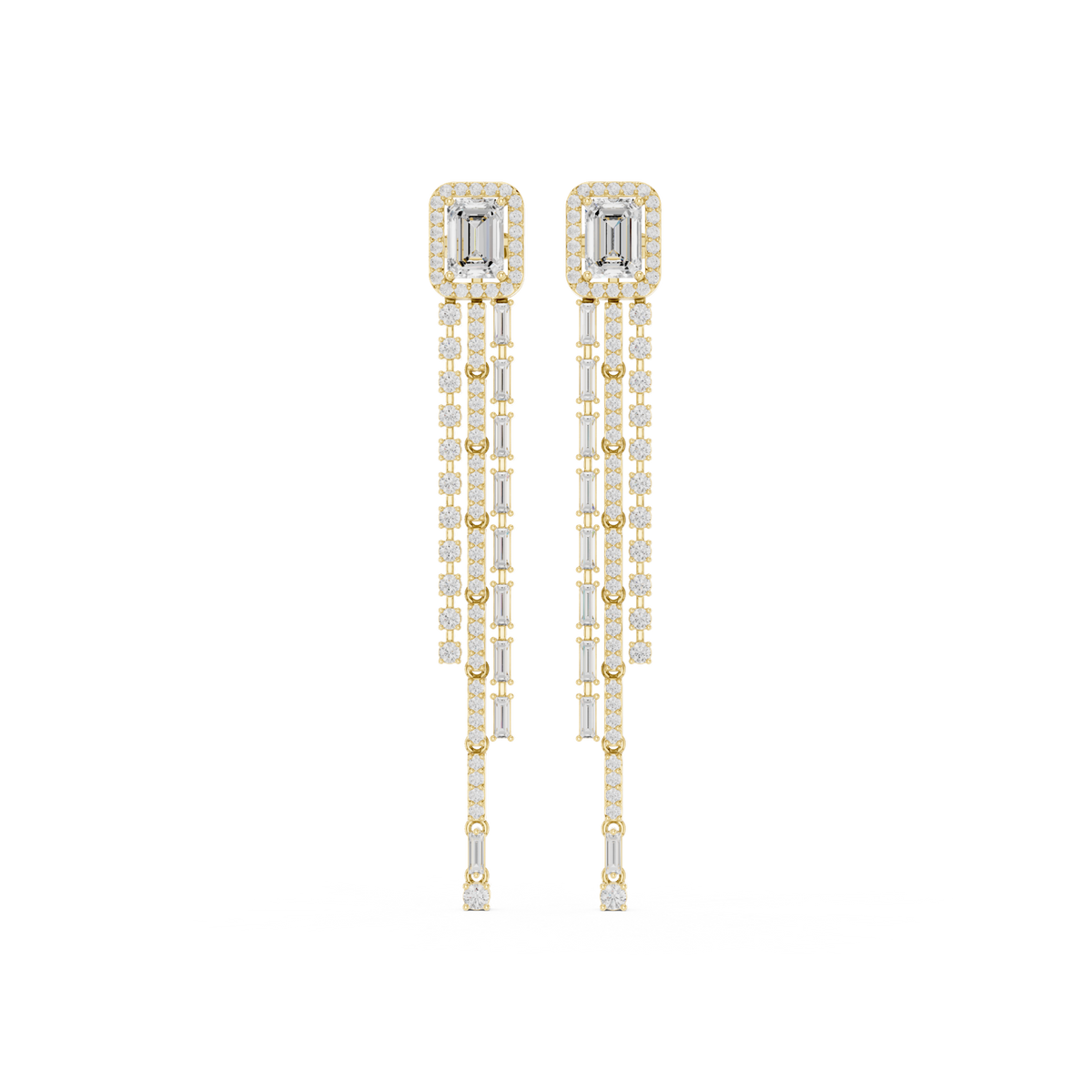 Gold Earrings SBER(20), Yellow Gold