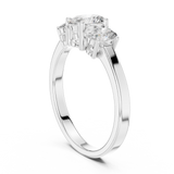 Gold Ring ALR-29, White Gold
