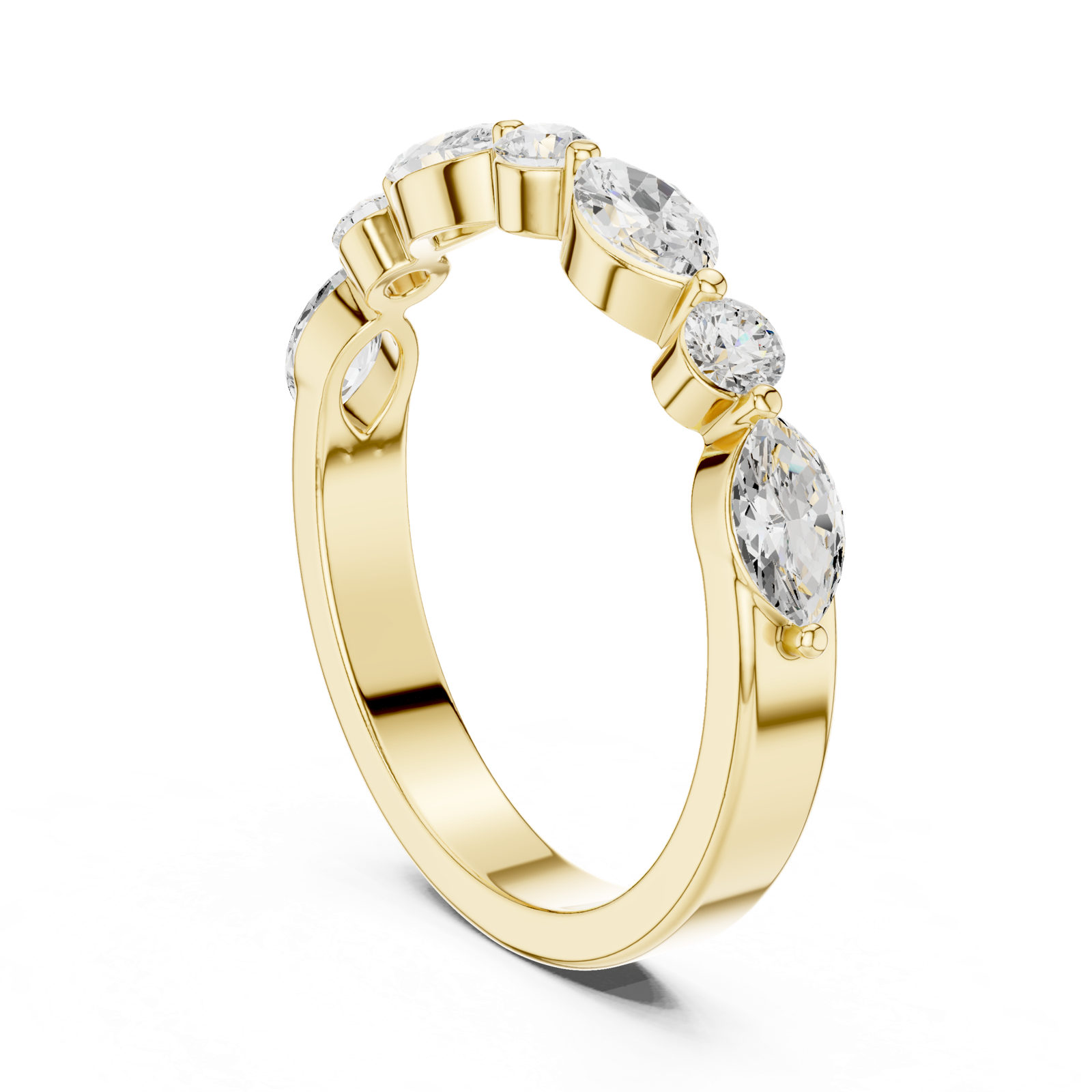 Gold Ring DDLR-384, Yellow Gold