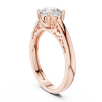 Gold Ring DDLR-815, Rose Gold, view 1