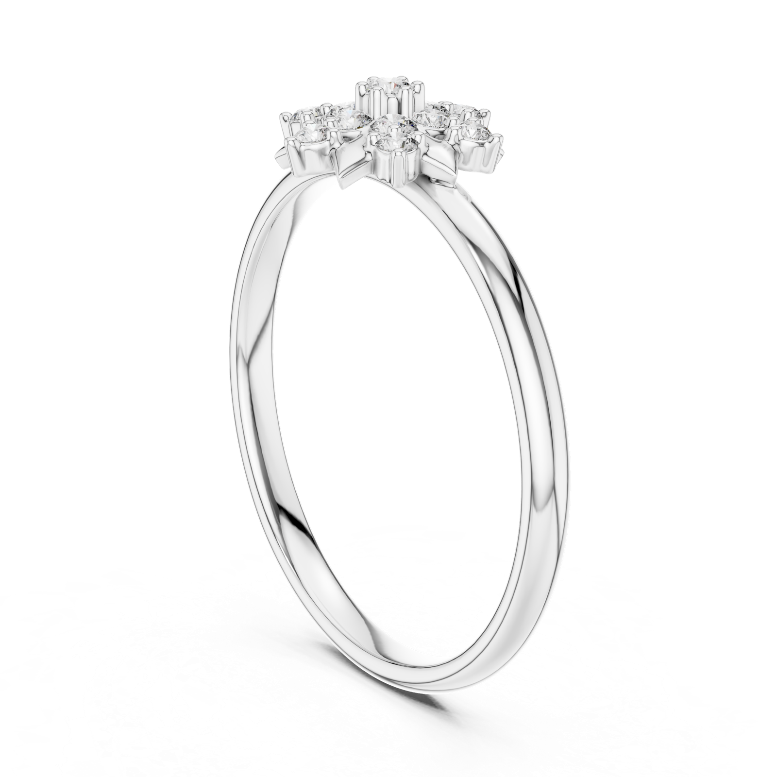 Gold Ring 1 (438), White Gold