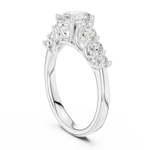 Gold Ring DDLR-704, White Gold, view 1