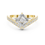 Gold Ring DDLR-1114, Yellow Gold, view 4