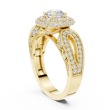 Gold Ring DDLR-777, Yellow Gold, view 1