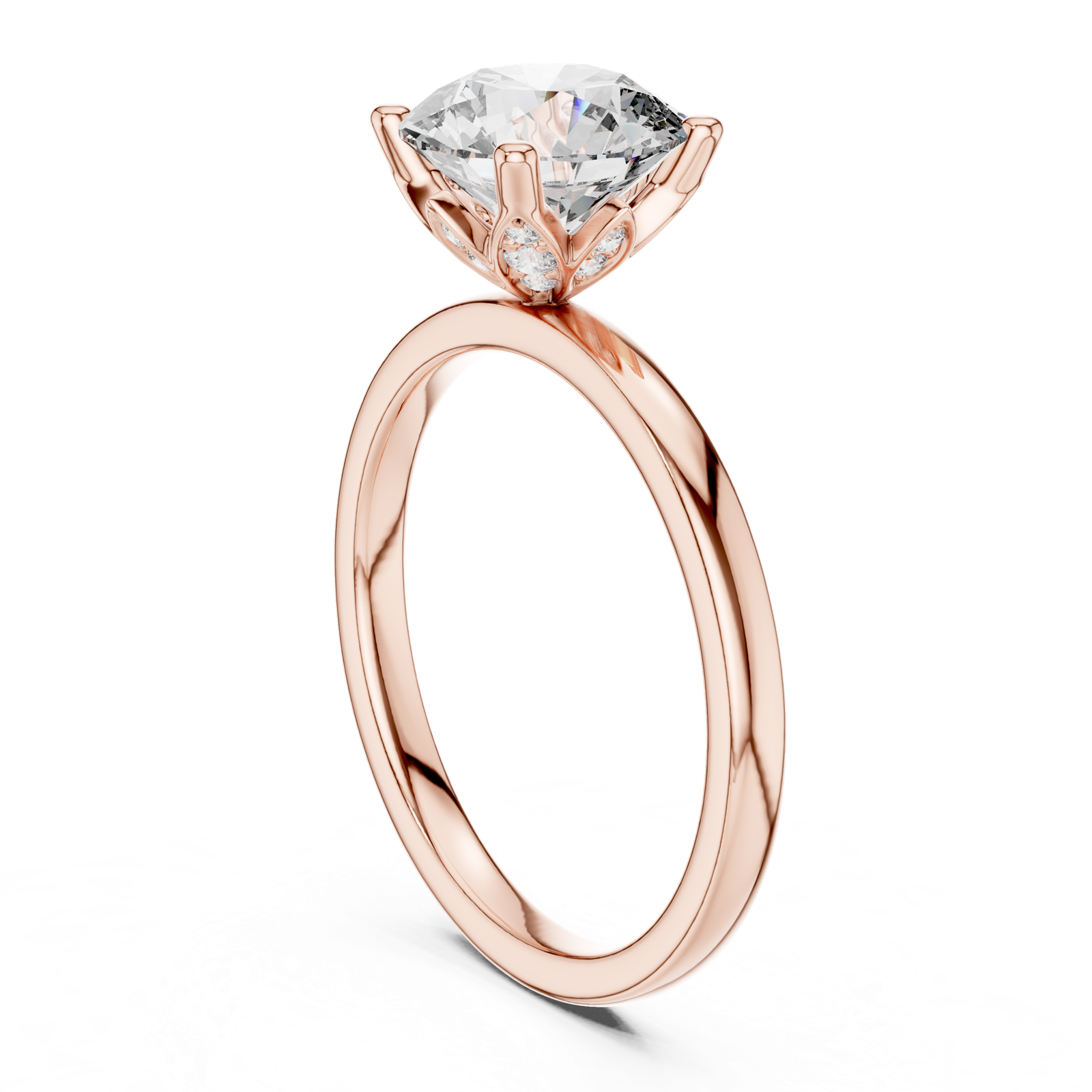 Gold Ring DDLR-170, Rose Gold