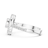 Gold Ring DDLR-823, White Gold, view 3