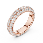 Gold Ring DDLR-310, Rose Gold, view 2