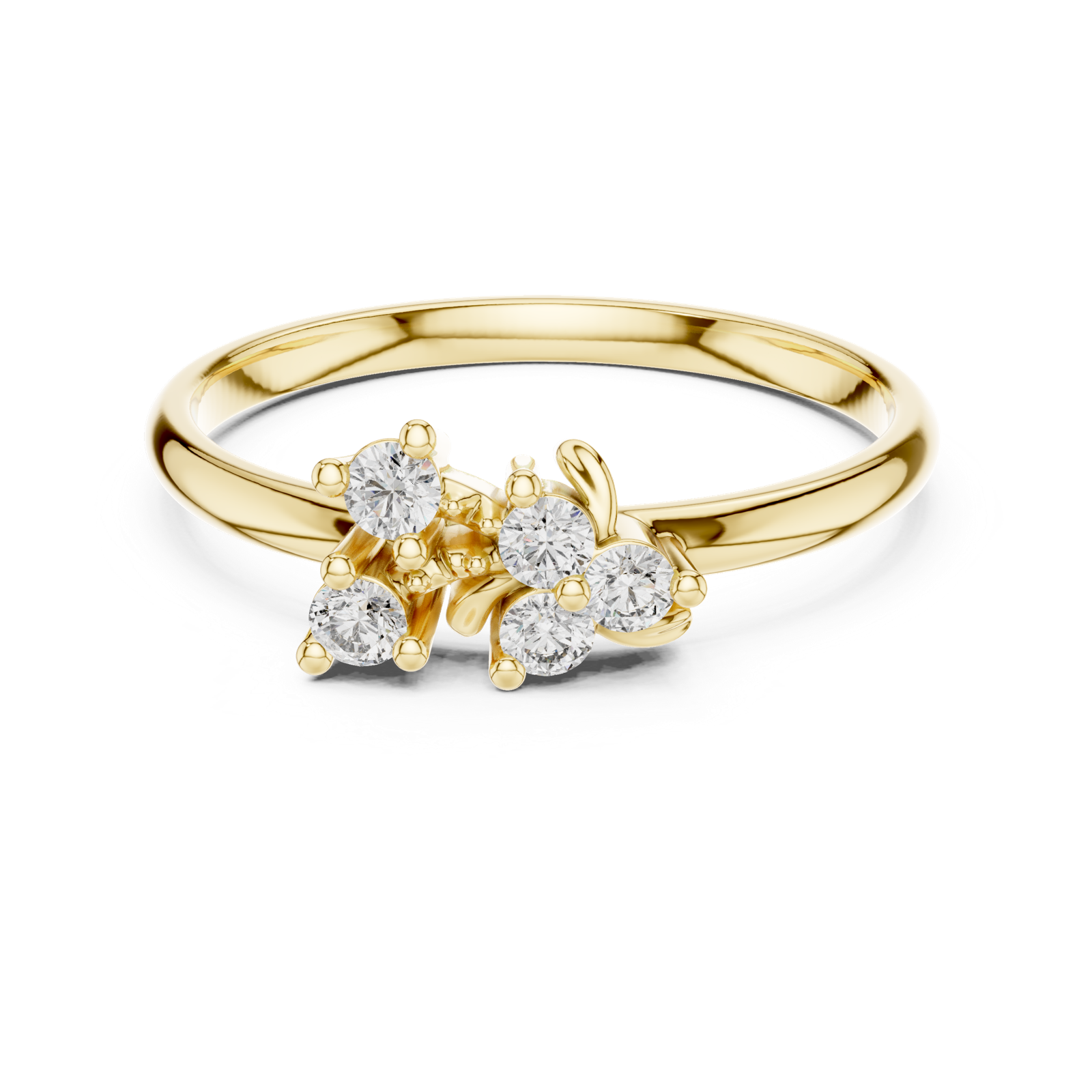 Gold Ring 1 (453), Yellow Gold, view 4