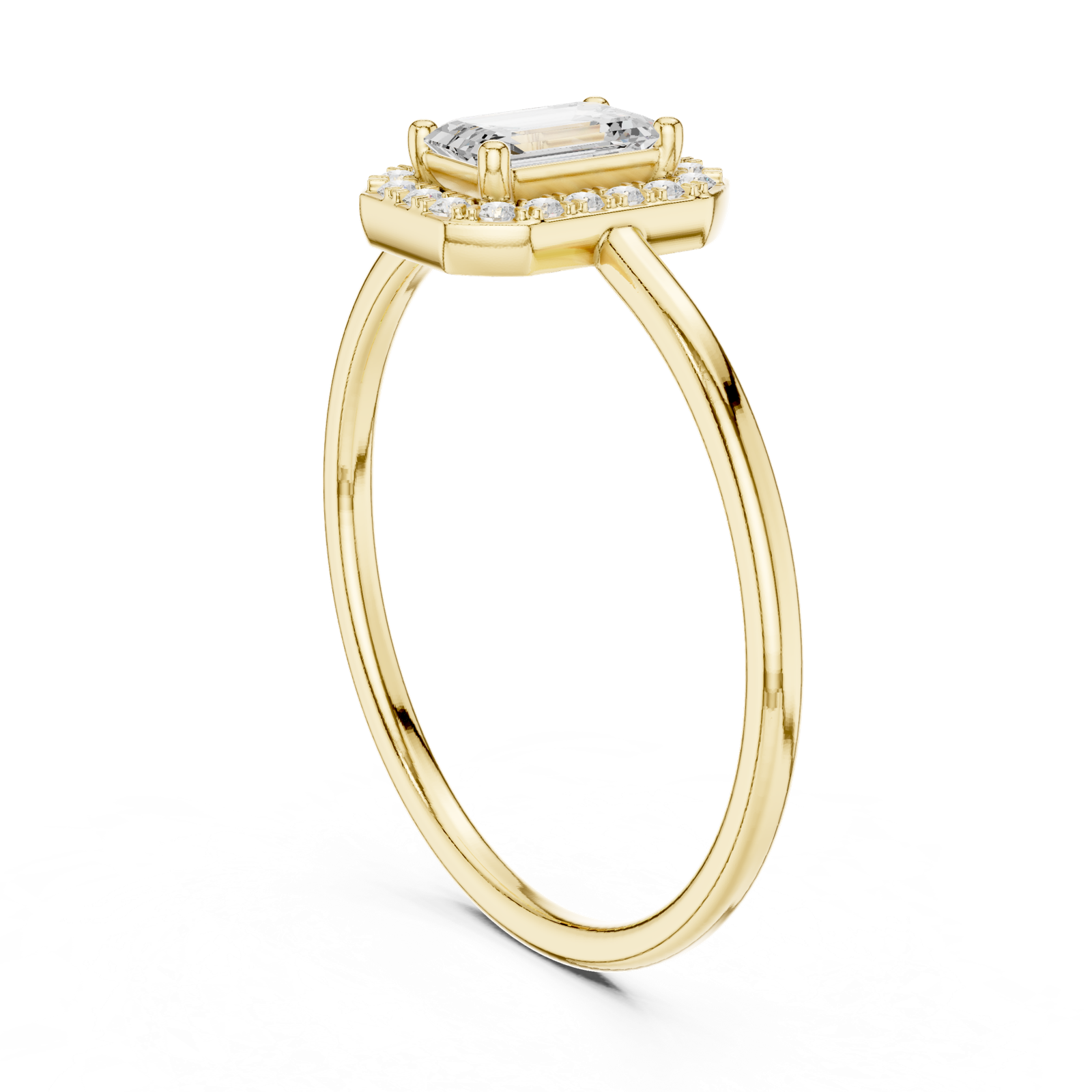 Gold Ring HLR-206, Yellow Gold
