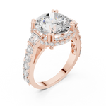 Gold Ring DDLR-354, Rose Gold, view 2
