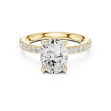 Gold Ring DDLR-851, Yellow Gold, view 4