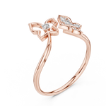 Gold Ring 12-10048@L, Rose Gold, view 2