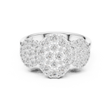 Gold Ring DDLR-779, White Gold, view 4