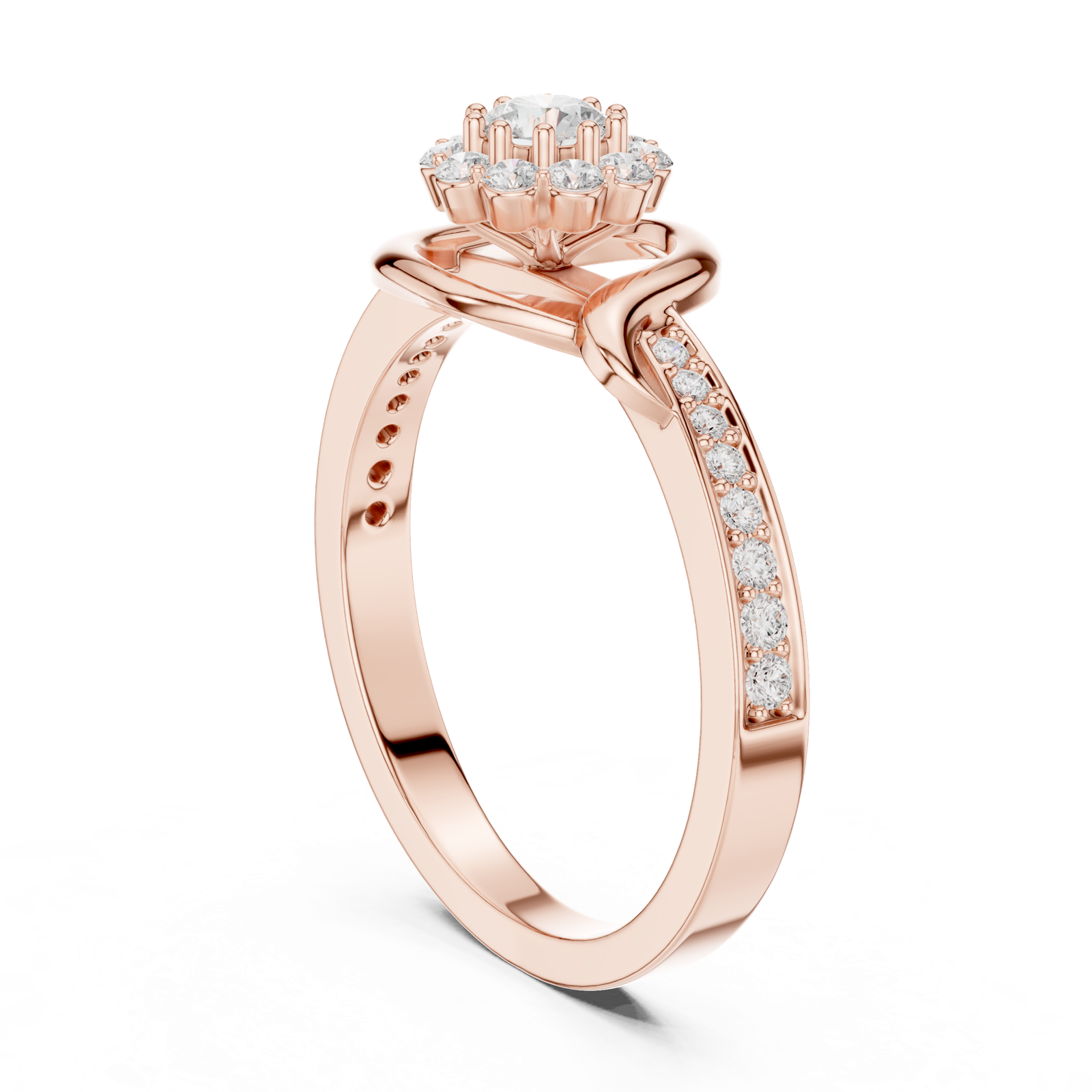 Gold Ring SBWR(46), Rose Gold