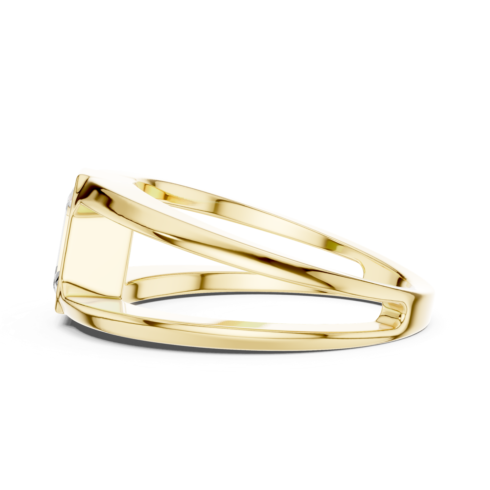 Gold Ring SBMR(42), Yellow Gold, view 3