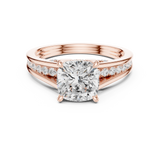 Gold Ring DDLR-993, Rose Gold, view 4