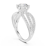 Gold Ring DDLR-676, White Gold, view 1