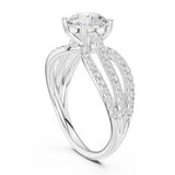 Gold Ring DDLR-676, White Gold, view 1