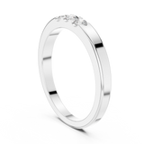 Gold Ring 12-10013@L, White Gold, view 1