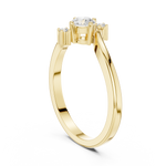 Gold Ring DDLR-831, Yellow Gold, view 1
