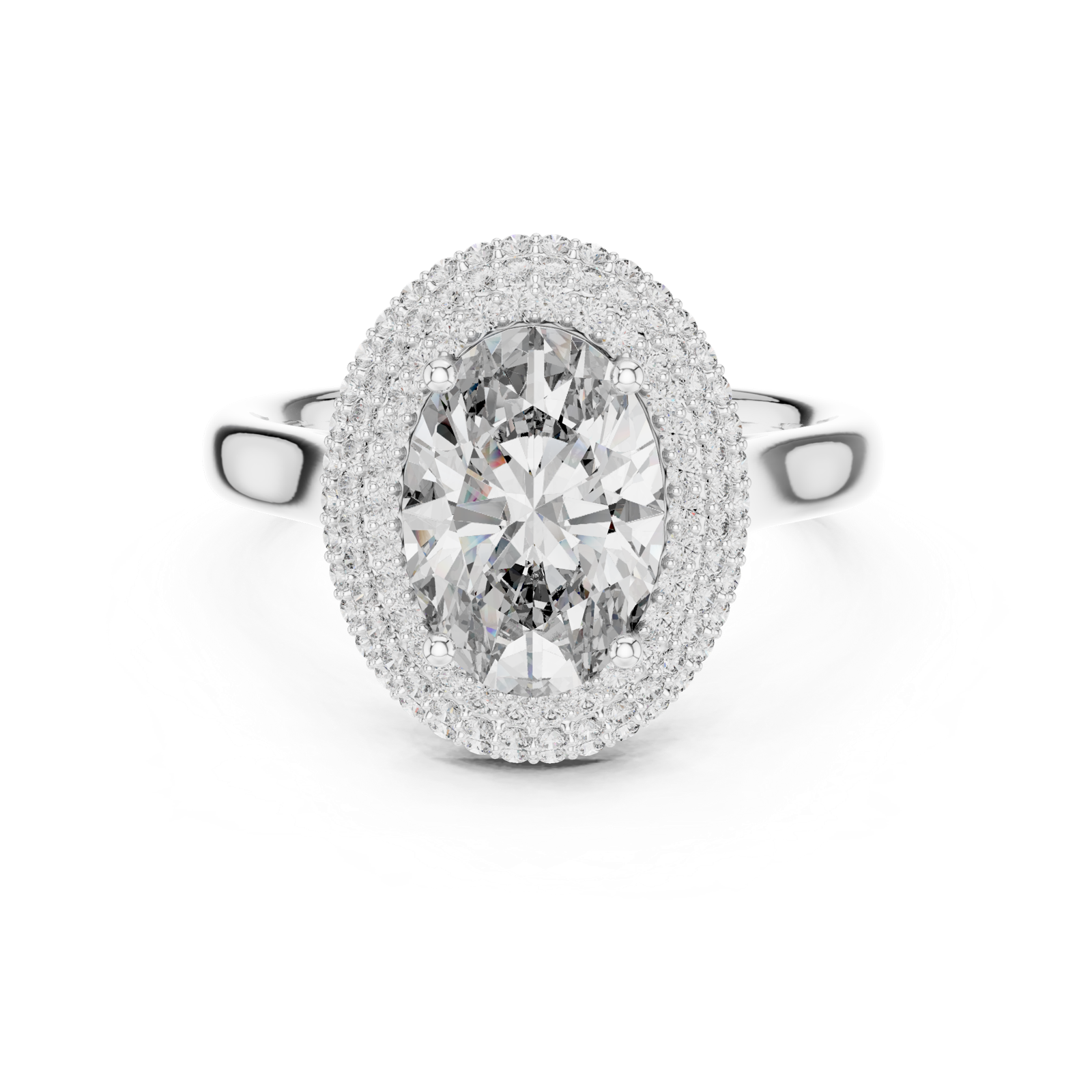 Gold Pendant 9-10038L_SS14, White Gold