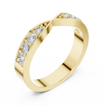 Gold Ring AOMLR105131, Yellow Gold, view 2