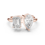 Gold Ring DDLR-1057, Rose Gold