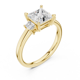 Gold Ring DDLR-871, Yellow Gold, view 2