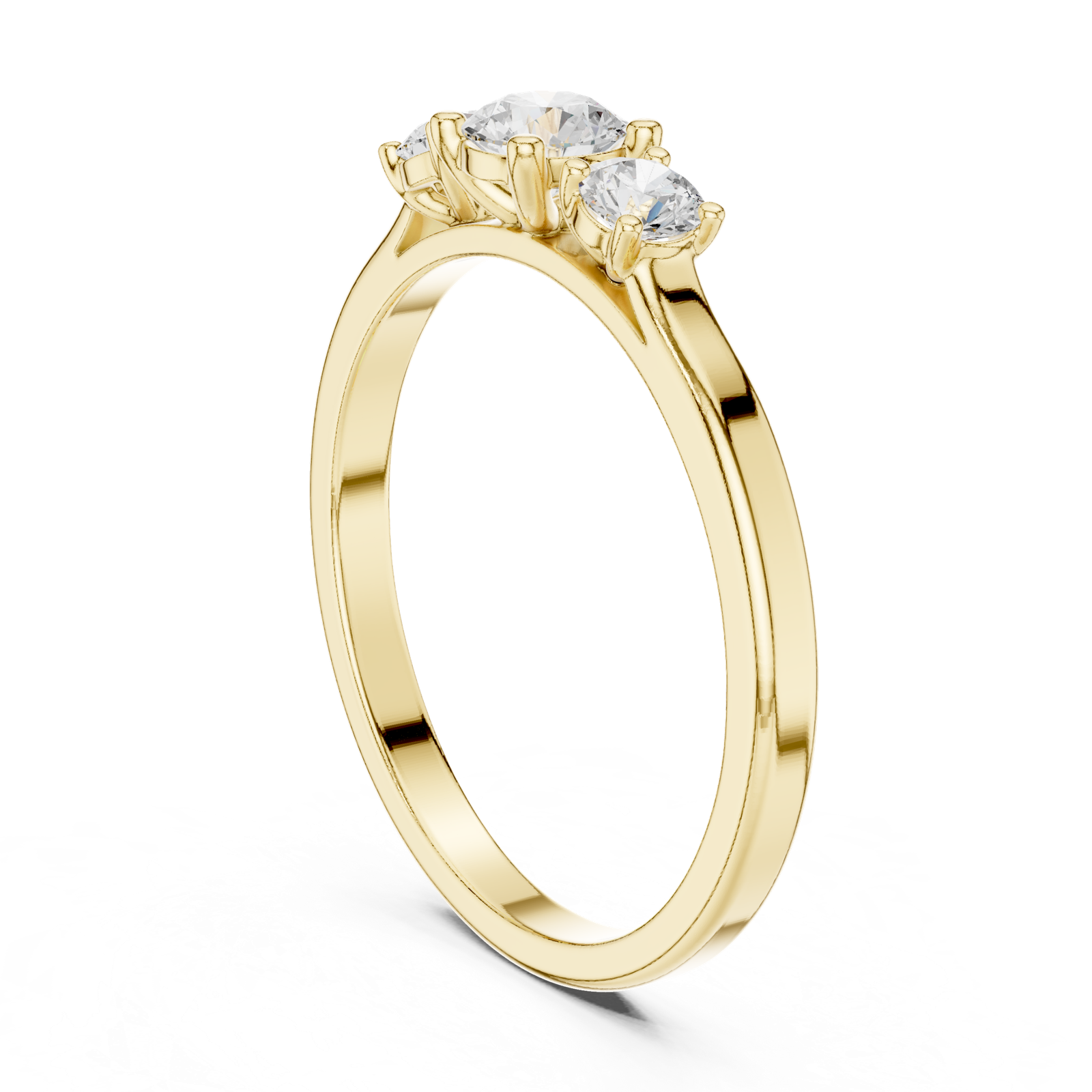 Gold Ring JLR-25, Yellow Gold, view 1