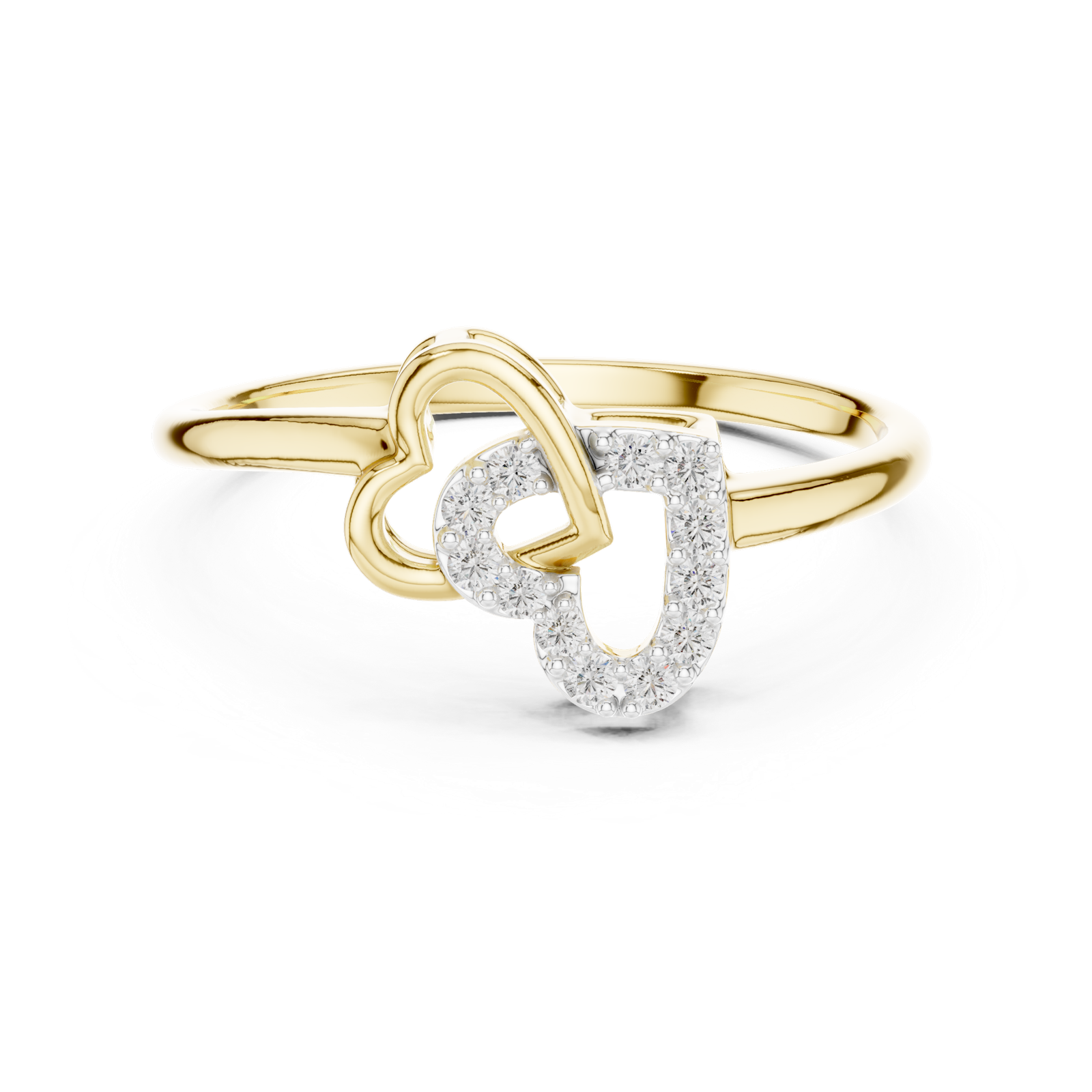 Gold Ring 12-10064@L, Yellow Gold, view 4