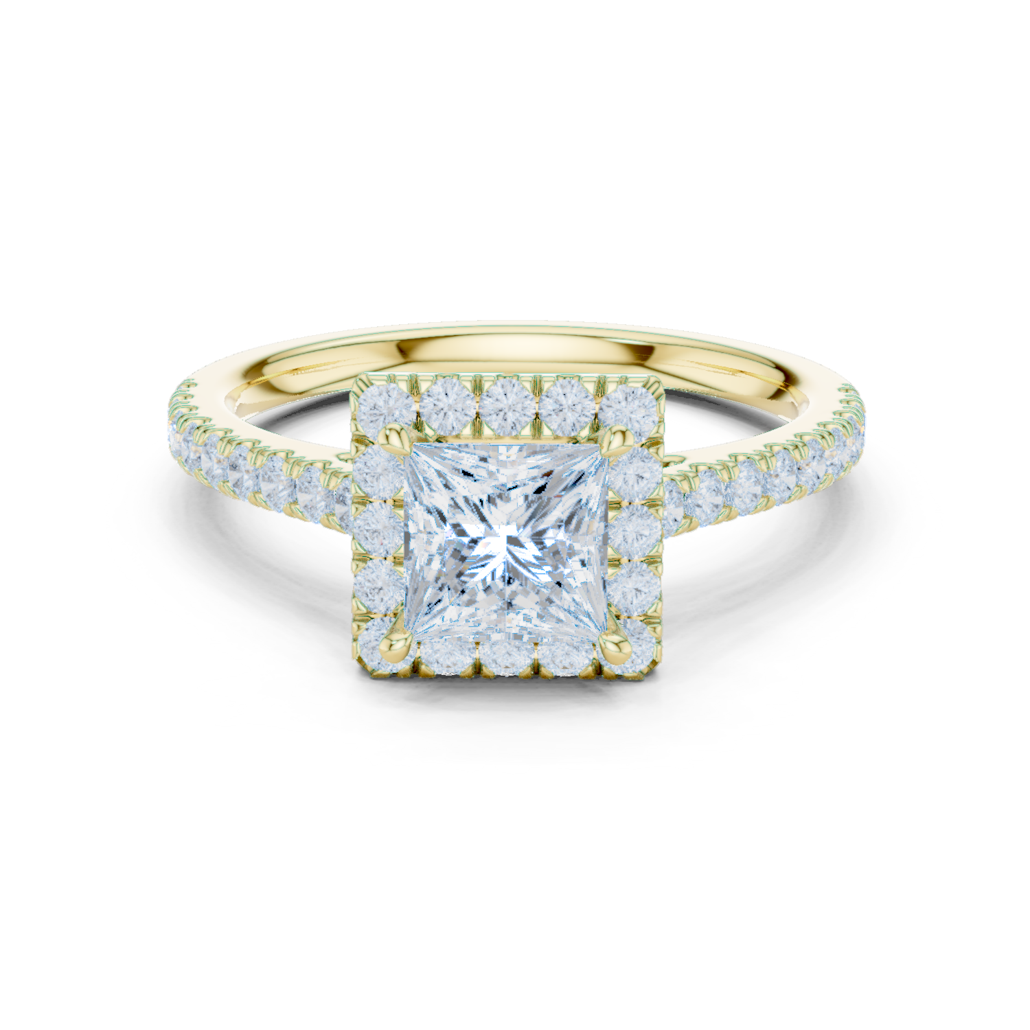 Gold Ring DDLR-919, Yellow Gold