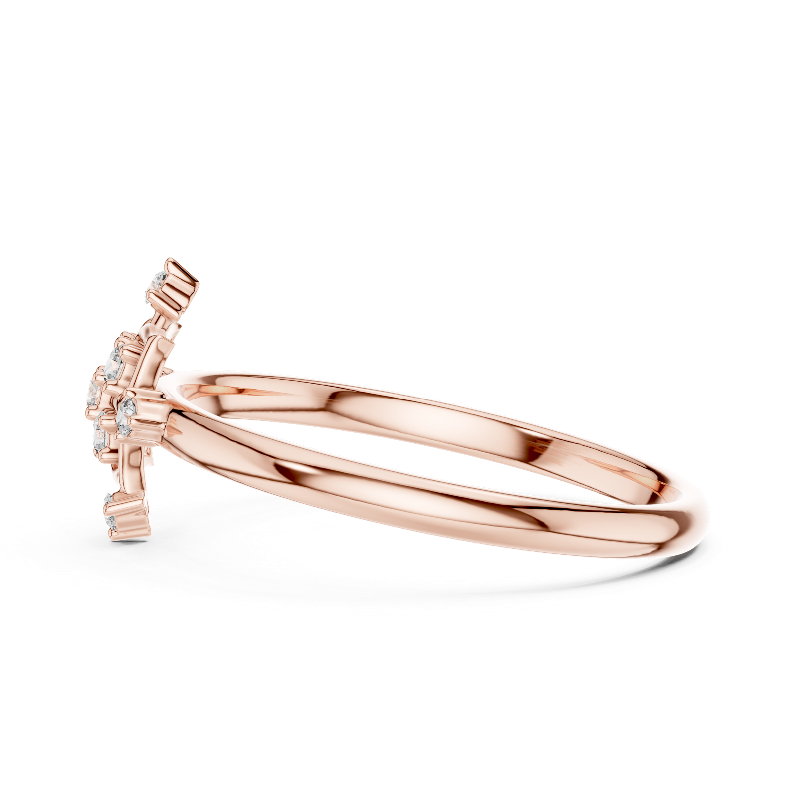Gold Ring 1 (369), Rose Gold, view 3