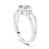 Gold Ring DDLR-499, White Gold, view 1