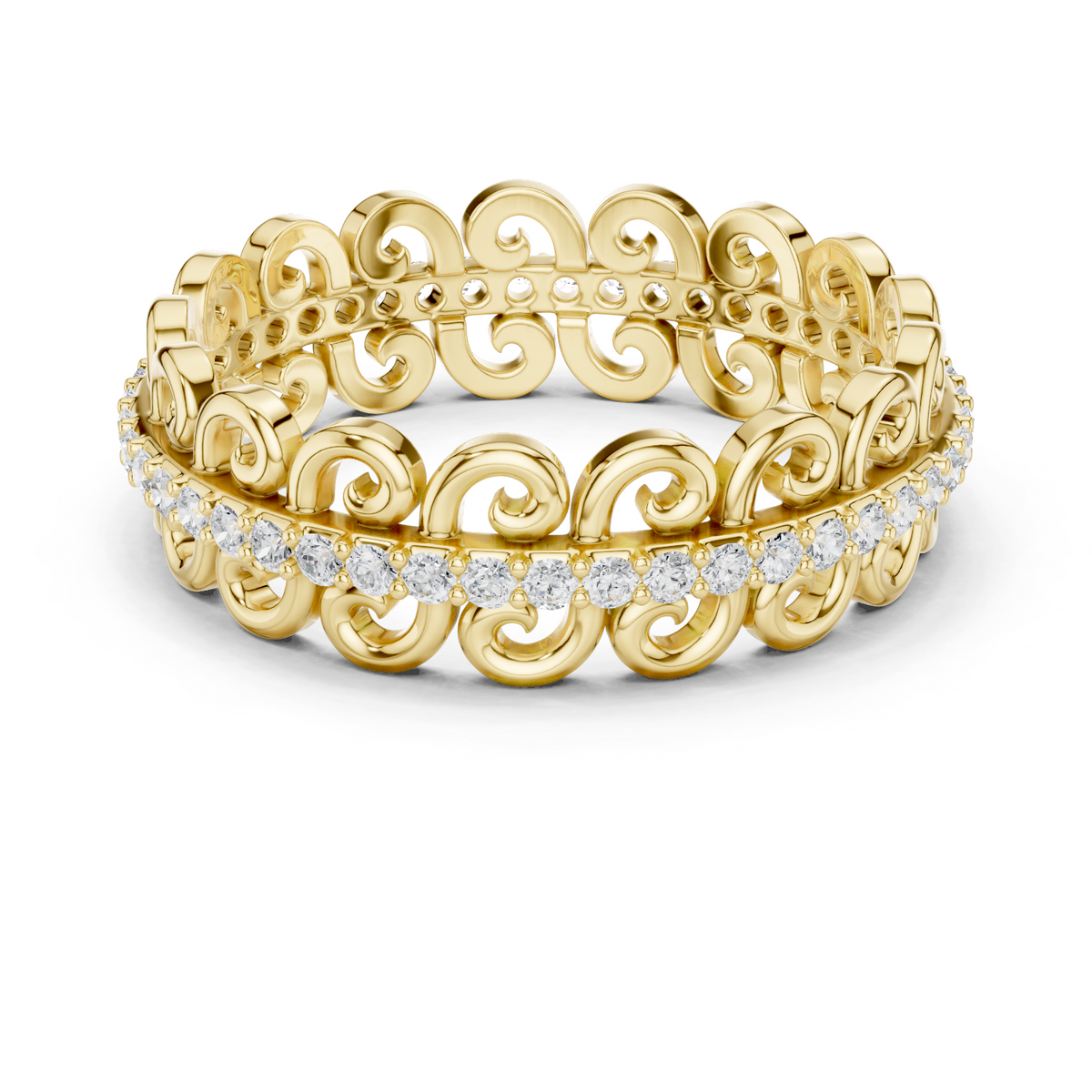 Gold Ring R34, Yellow Gold