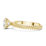 Gold Ring DDLR-805, Yellow Gold, view 3