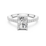 Gold Ring DDLR-881, White Gold, view 4
