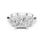 Gold Ring DDLR-904, White Gold, view 4
