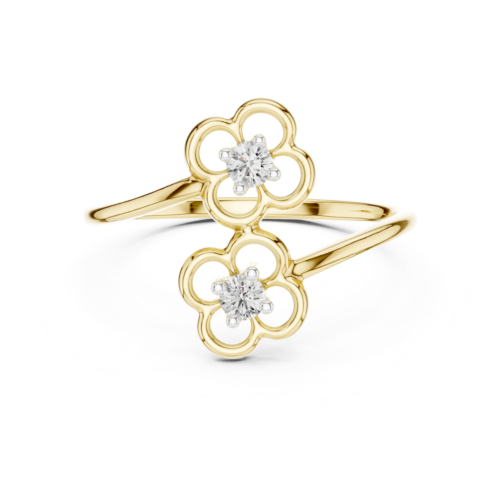 Gold Ring 12-10027@L, Yellow Gold