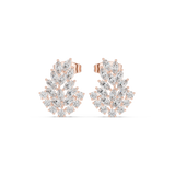 Gold Earrings AGDER-419, Rose Gold