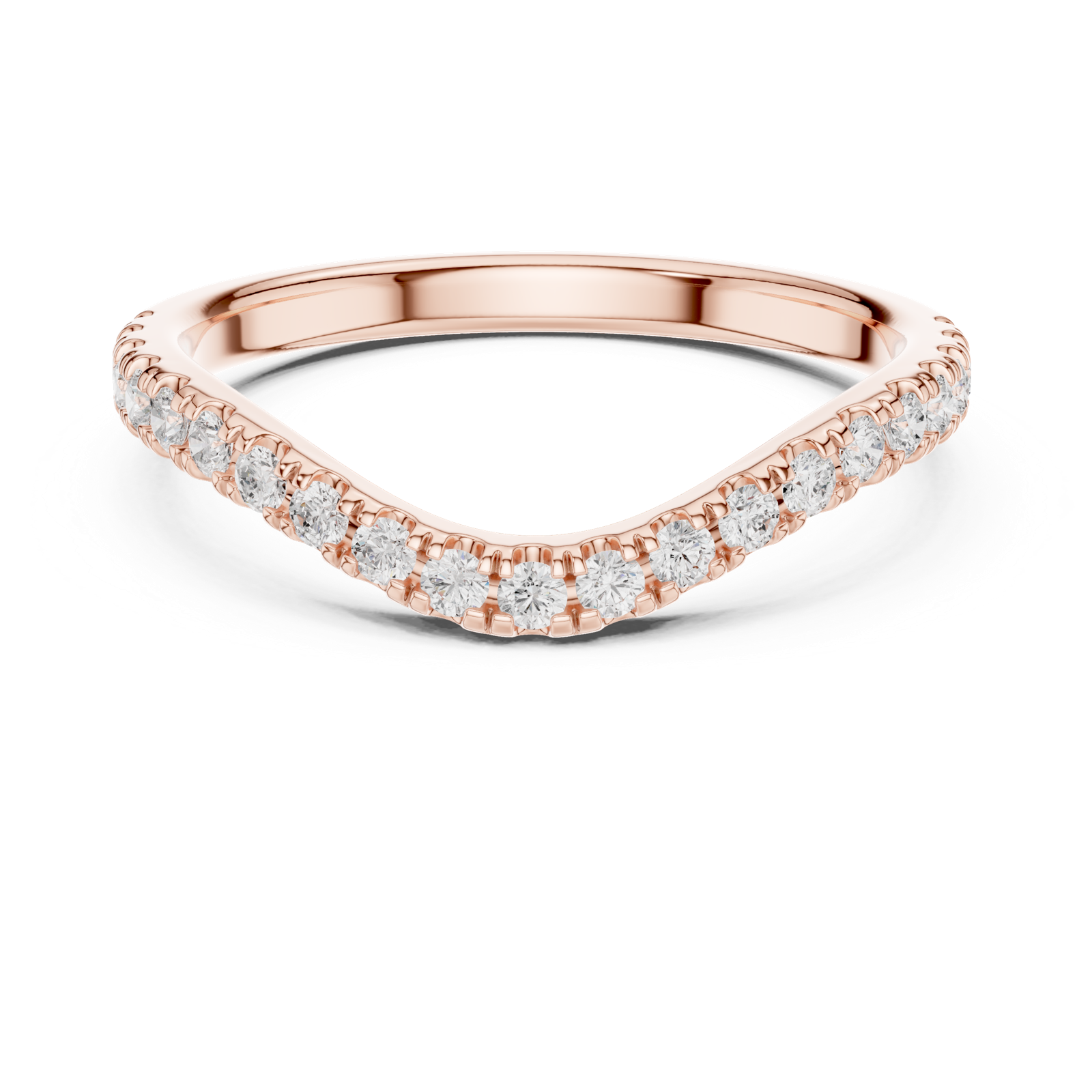 Gold Ring DDLR-791, Rose Gold, view 4