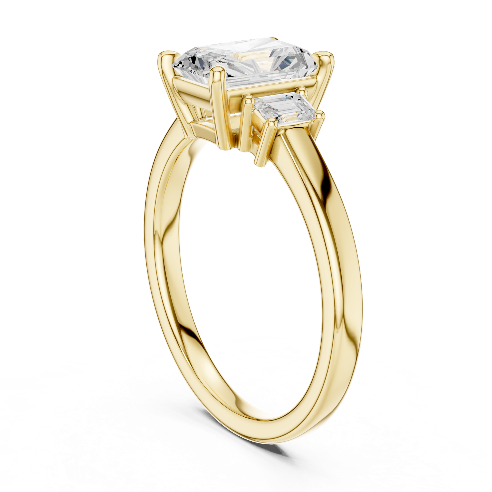 Gold Ring DDLR-906, Yellow Gold, view 1