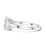 Gold Ring DDLR-871, White Gold, view 3