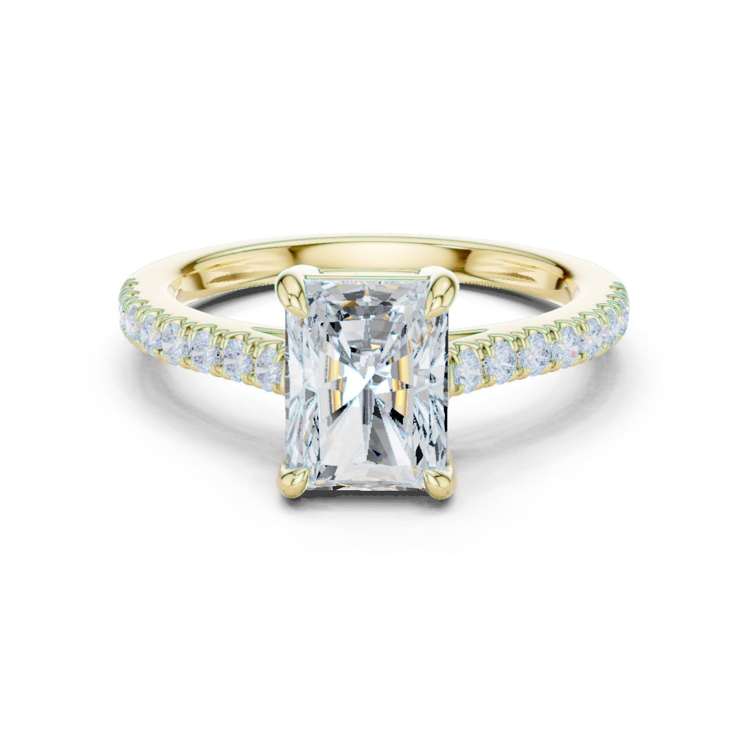 Gold Ring DDLR-881, Yellow Gold