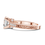 Gold Ring DDLR-976, Rose Gold, view 3