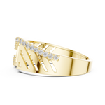 Gold Ring LR-01 (25), Yellow Gold, view 3