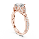 Gold Ring DDLR-932, Rose Gold, view 1