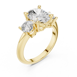 Gold Ring DDLR-902, Yellow Gold, view 2