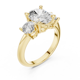 Gold Ring DDLR-902, Yellow Gold, view 2